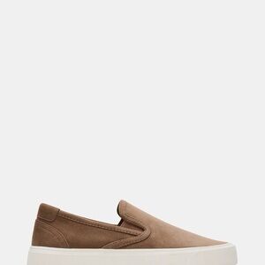 Steve Madden MURPHY TAUPE SUEDE Slip Ons